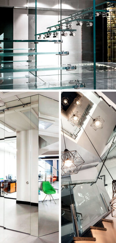 glass railings toronto montreal ottawa frameless glass doors european style sound proff resistant office cabinet partitions made of tempered safe glass