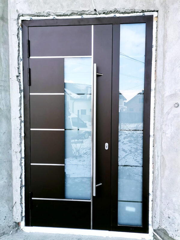 aluminum panel front doors for house entrance toronto mississauga kingston ottawa montreal best premium quality thermal insulated efficient price
