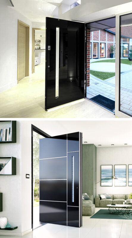 Portes d'entrée premium avec design à pivot pour maison - RK Toronto, Ottawa, Montréal, Québec, Sherbrooke, Gatineau, Trois-Rivieres, Saint-Jerome