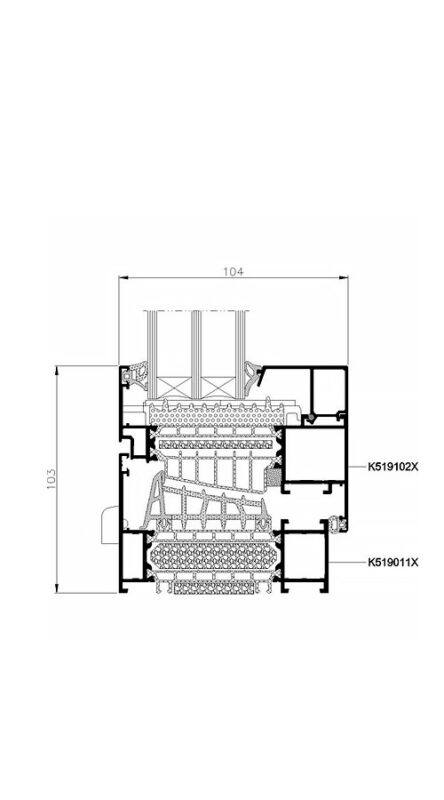 Aluminum-windows-Aluprof-MB104-Passive-system-Toronto-Markham-high-energy-efficient-for-passive-houses